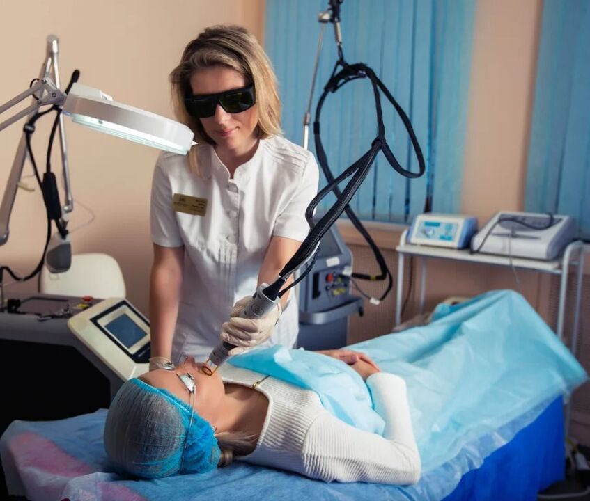 Facial rejuvenation laser